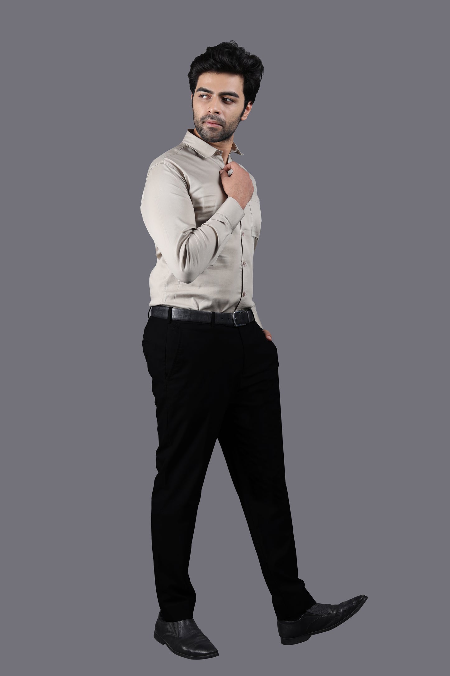 CORDUROY BEIGE COLOR SHIRT